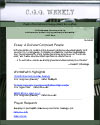 View the Current C.G.G. Weekly newsletter